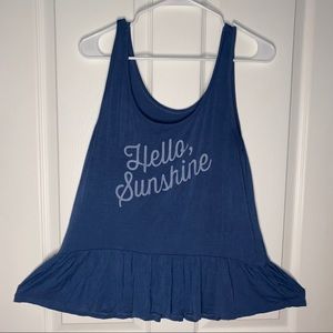 Zoe + Liv Hello Sunshine Tank Top